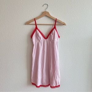 Victoria’s Secret baby pink and lace slip dress